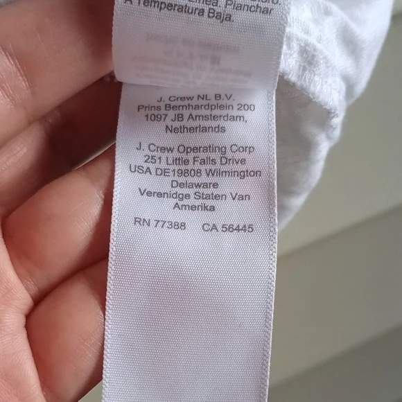 J. Crew Button-Front Tank with Ruffle Straps - Picture 5 of 15